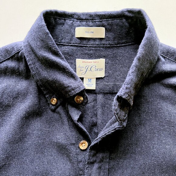 Slim-Fit Brushed Twill Button-Up (Slim Fit) - Picture 3 of 3